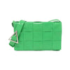 Secondhand Bottega Veneta Cassette Green Leather Bag