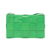 Secondhand Bottega Veneta Cassette Green Leather Bag