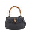 Secondhand Gucci Bamboo Black Leather Bag