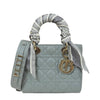 Secondhand Dior Lady Grey Leather Bag