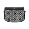 Secondhand Louis Vuitton Saumur Grey Leather Bag