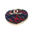 Secondhand Chanel Coco Mark Navy Tweed Jewelry