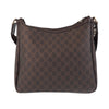 Secondhand Gucci Interlocking Brown Canvas Bag