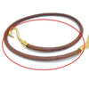 Secondhand Hermès Jumbo Brown Leather Jewelry