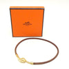 Secondhand Hermès Jumbo Brown Leather Jewelry