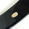 Secondhand Chanel Coco Mark Black Plastic Jewelry