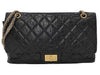 Secondhand Chanel Matelassé Black Leather Bag
