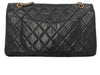 Secondhand Chanel Matelassé Black Leather Bag