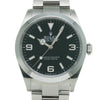 Secondhand Rolex Explorer Black Steel Watch