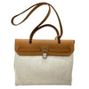 Secondhand Hermès Herbag Beige Canvas Bag