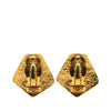 Secondhand Chanel Coco Mark Gold Plated Jewelry