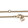 Secondhand Chanel Coco Mark Gold Plated Jewelry