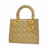 Secondhand Dior Lady Beige Patent Leather Bag