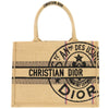Secondhand Dior Book Tote Beige Wicker Bag