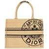 Secondhand Dior Book Tote Beige Wicker Bag