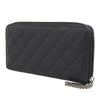 Secondhand Chanel Cambon Black Leather Accessories