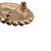 Secondhand Chanel Coco Mark Black Gold Plated Jewelry