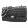 Secondhand Chanel Timeless Black Leather Bag