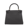 Secondhand Hermès Kelly 25 Black Leather Bag