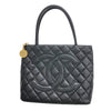 Secondhand Chanel Medaillon Black Leather Bag