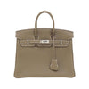Secondhand Hermès Birkin 25 Grey Leather Bag