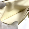 Secondhand Louis Vuitton Brazza White Leather Accessories
