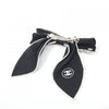 Secondhand Chanel Coco Mark Black Silk Jewelry