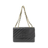 Secondhand Chanel Flap bag Black Leather