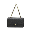 Secondhand Chanel Timeless Black Leather Bag