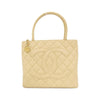 Secondhand Chanel Medaillon Beige Leather Bag