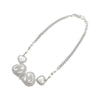 Secondhand Chanel Coco Mark White Metal Jewelry