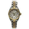 Secondhand Rolex Lady DateJust Silver Gold And Steel Watch