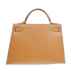Secondhand Hermès Kelly 32 Brown Leather Bag