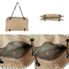 Secondhand Bottega Veneta -- Beige Vinyl Bag