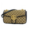 Secondhand Gucci Marmont Beige Canvas Bag
