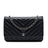 Chanel CC Chevron Lambskin Wallet On Chain Secondhand