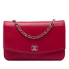 Chanel CC Caviar Sevruga Wallet On Chain Secondhand