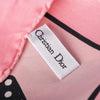 Secondhand Christian Dior Pink Graphic-Print Silk Scarf