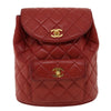 Secondhand Chanel Duma Red Leather Bag