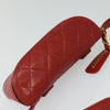 Secondhand Chanel Bicolore Red Leather Bag