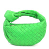 Secondhand Bottega Veneta Jodie Green Leather Bag