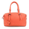 Secondhand Bottega Veneta Intrecciato Orange Leather Bag