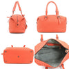 Secondhand Bottega Veneta Intrecciato Orange Leather Bag