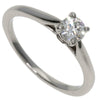Secondhand Cartier Solitaire Silver Platinum Jewelry