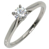Secondhand Cartier Solitaire Silver Platinum Jewelry