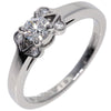 Secondhand Cartier Solitaire Silver Platinum Jewelry