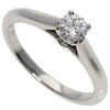 Secondhand Cartier Solitaire Silver Platinum Jewelry