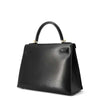 Secondhand Hermès Kelly 28 Black Leather Bag