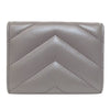 Secondhand Chanel V-Stich Grey Leather Accessories