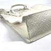 Secondhand Louis Vuitton Plat White Leather Bag